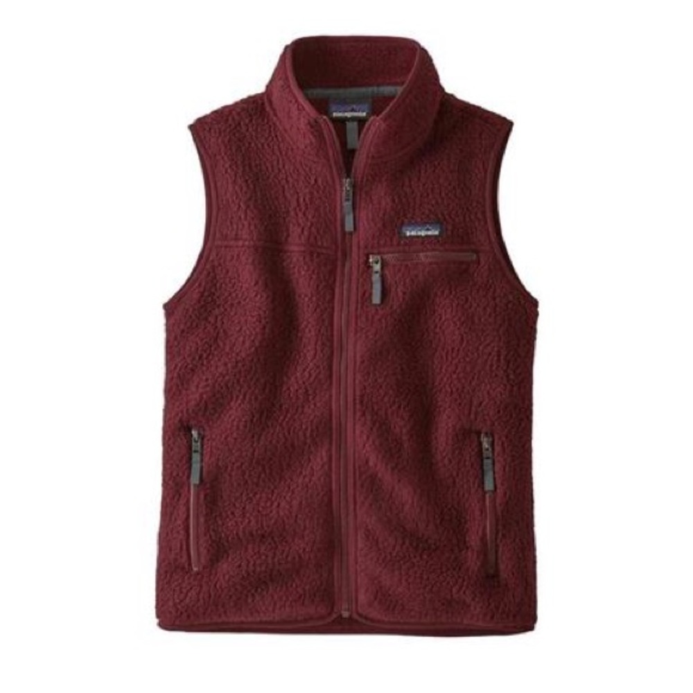 NWOT Patagonia Retro Pile Vest Chicory Red Size M